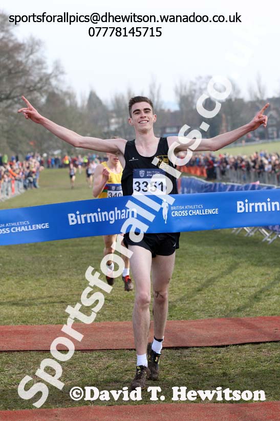 Mens under-17s 2016 Inter Counties Cross Country Champs. and Cross Challenge Final, Cofton Park, Birmingham. Photo: David T. Hewitson/Sports for All Pics